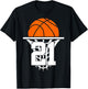 21 Years Basketball 21st Birthday T-Shirt - T-Shirt | Black
