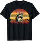 Scottish Highland Cow Cattle Hairy Cow Retro for cow lovers T-Shirt - T-Shirt | Black