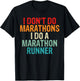 I Don't Do Marathons I Do A Marathon Runner Spouse Funny T-Shirt - T-Shirt | Black