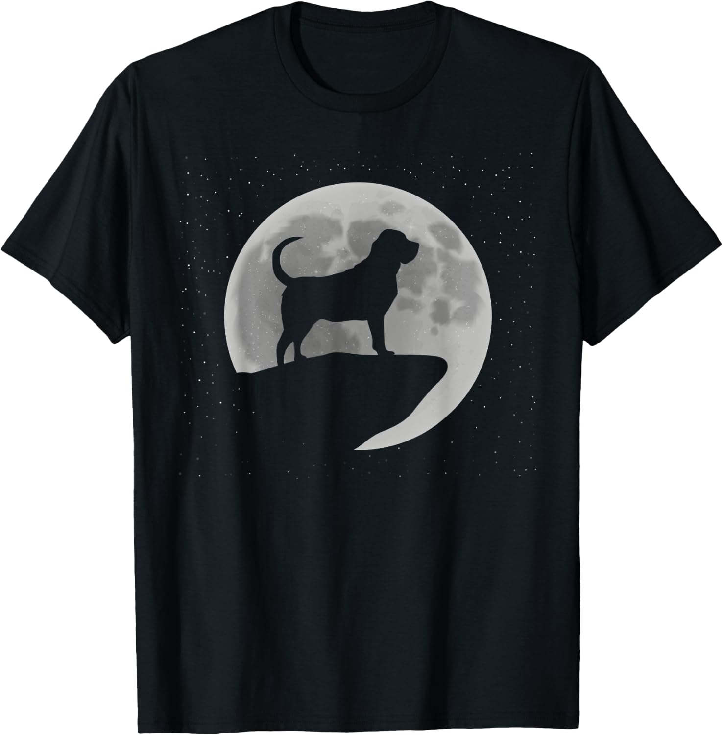 Fila Brasileiro Dog Moon Halloween Women T-Shirt - T-Shirt | Black