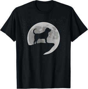 Fila Brasileiro Dog Moon Halloween Women T-Shirt - T-Shirt | Black