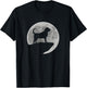 Fila Brasileiro Dog Moon Halloween Women T-Shirt - T-Shirt | Black