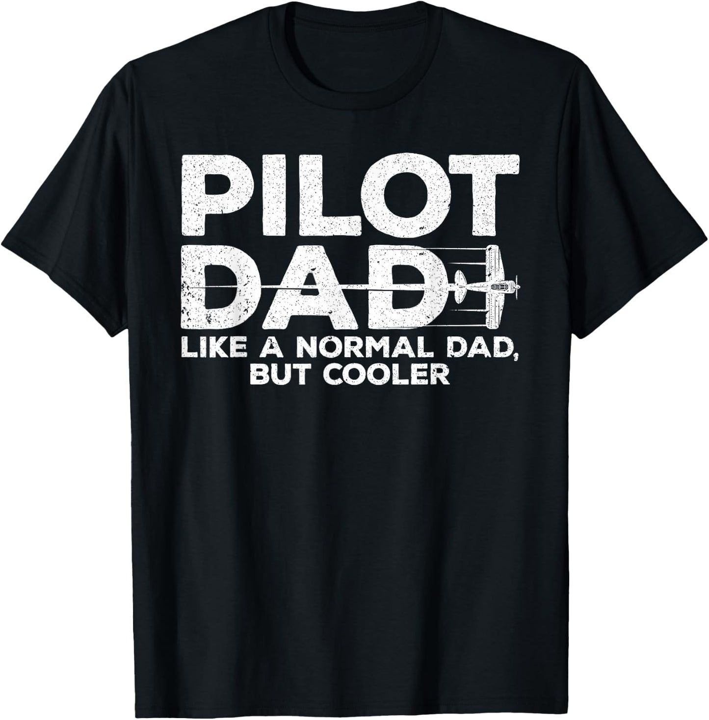 Funny Pilot Art for Dad Men Aviation Airplane Aircraft Pilot Small T-Shirt - T-Shirt | Black