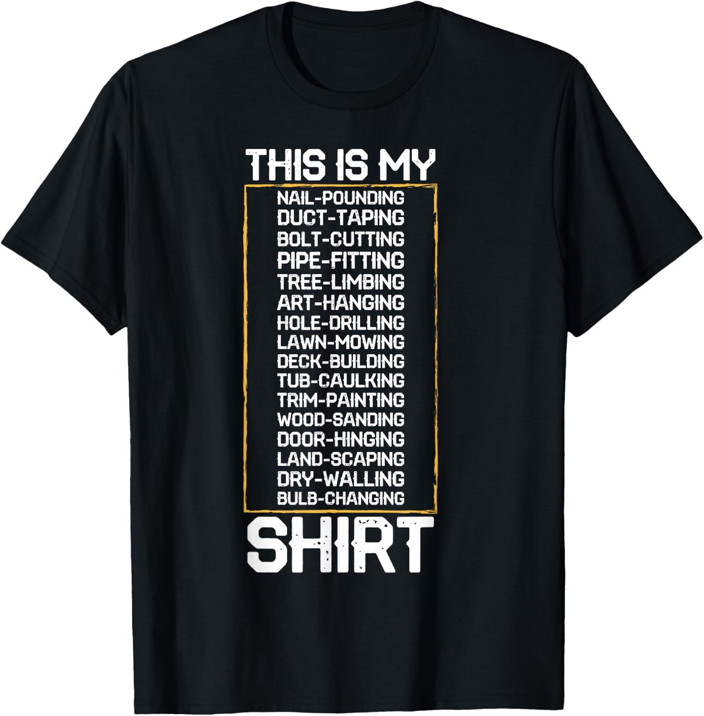 Handyman Fix It Home Repair T-Shirt - T-Shirt | Black