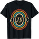 Vintage Retro Atlantic Iowa IA Women Men Souvenirs T-Shirt - T-Shirt | Black