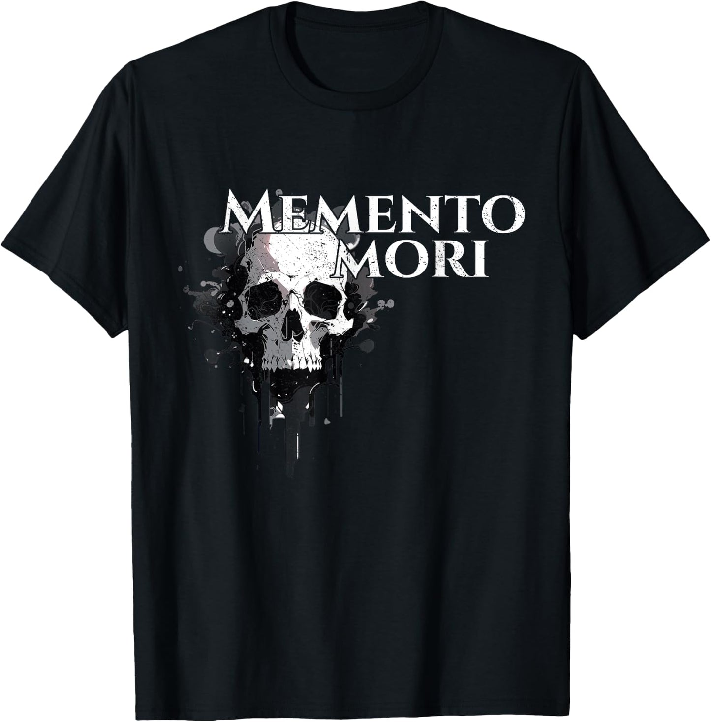 Memento mori | Latin Proverb | Latin | Ancient Rome T-Shirt - T-Shirt | Black