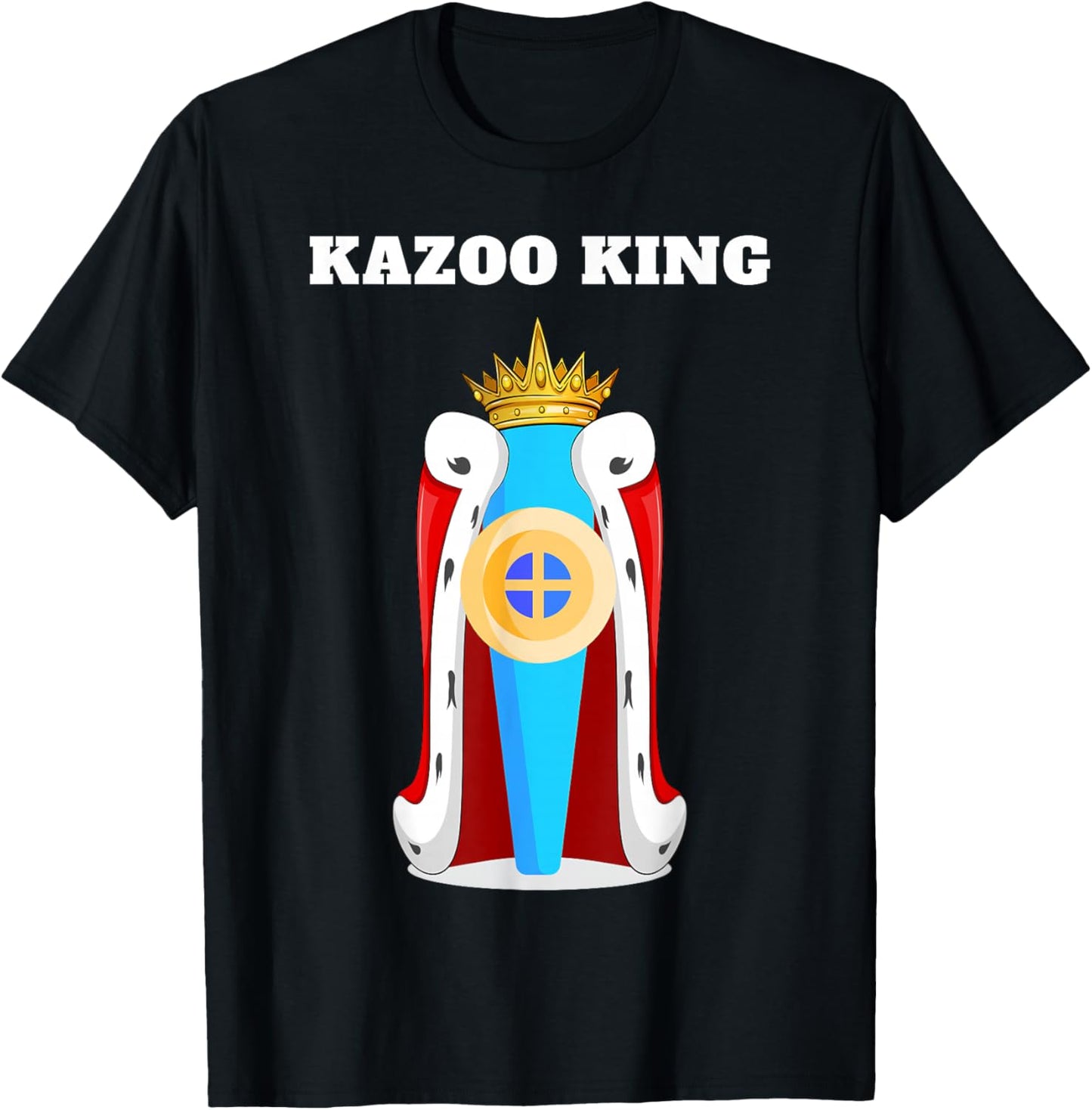 Kazoo King | Boys Kazoo Design | Kazoo T-Shirt - T-Shirt | Black
