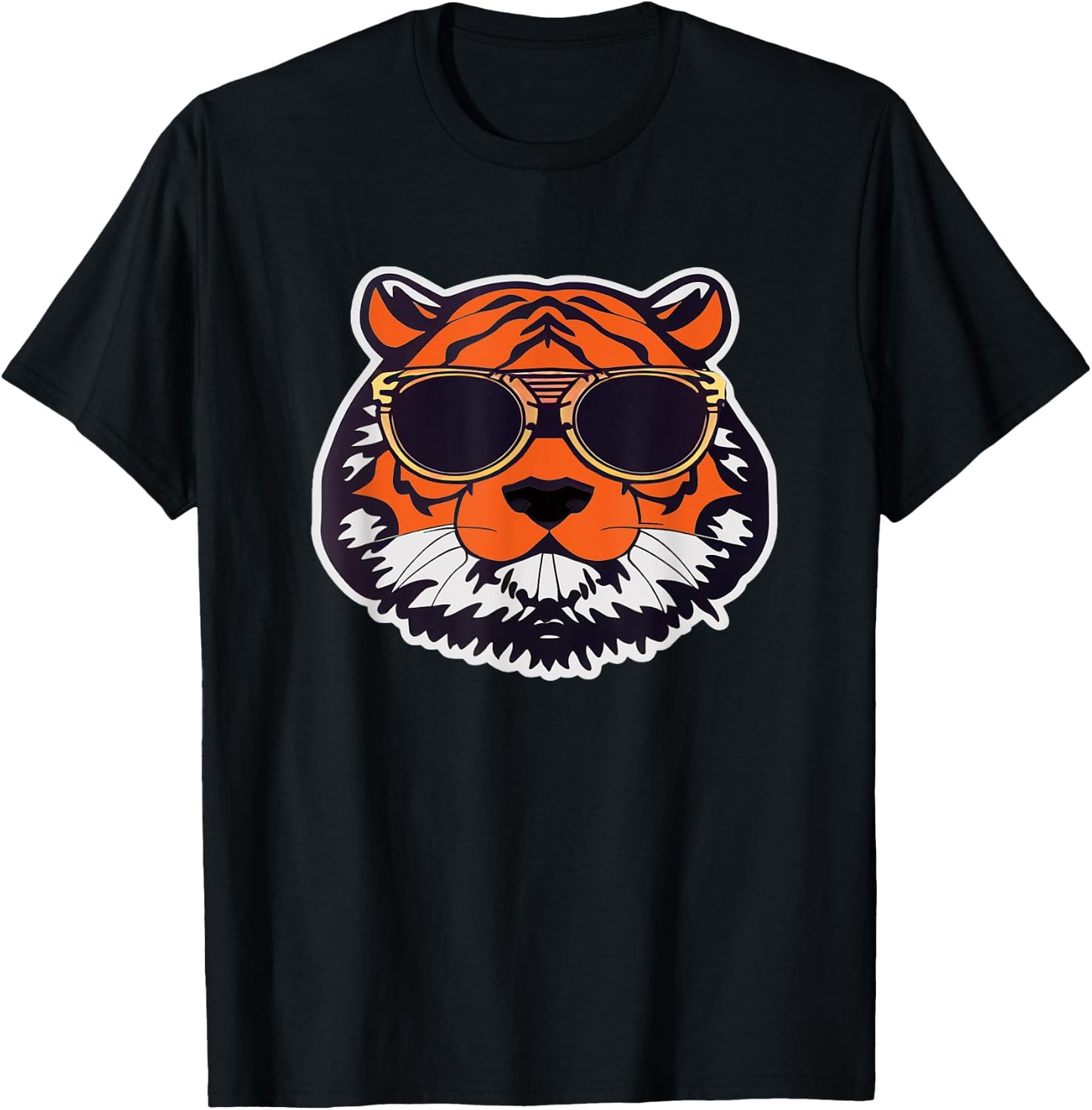 Year Of The Cool Bengal Tiger Artistic T-Shirt - T-Shirt | Black