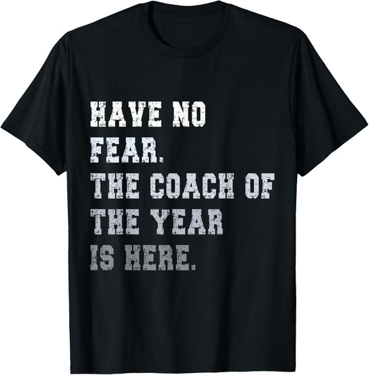 Coach of the year coaching Dad coach T-Shirt - T-Shirt | Black