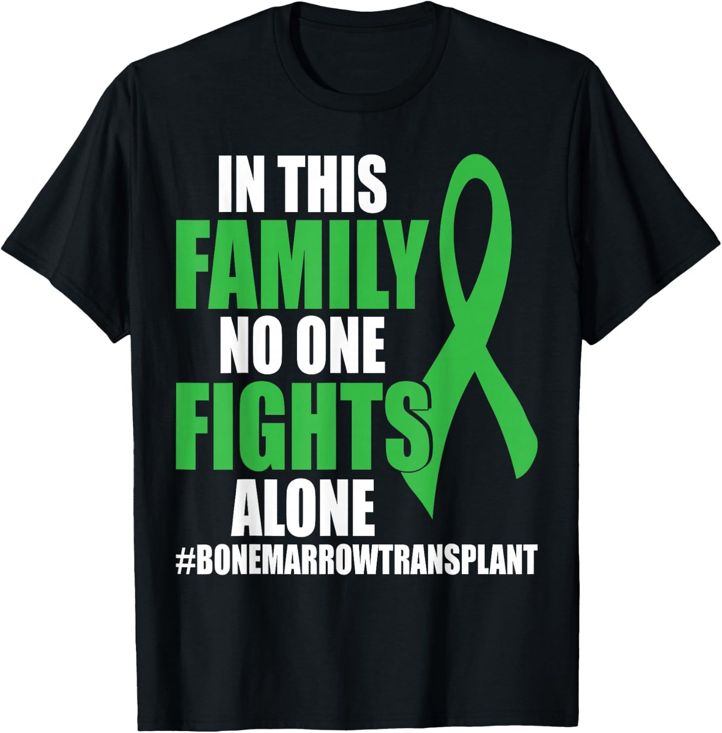 Bone Marrow Warrior Bone Marrow Transplant Donation T-Shirt - T-Shirt | Black