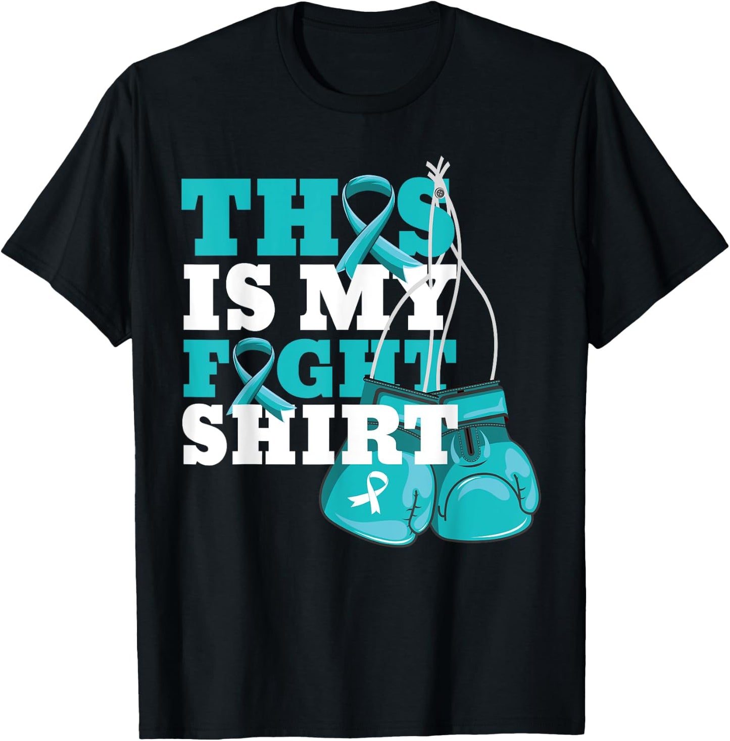 This Is My Fight Shirt Scleroderma Fighter Support Strong T-Shirt - T-Shirt | Black