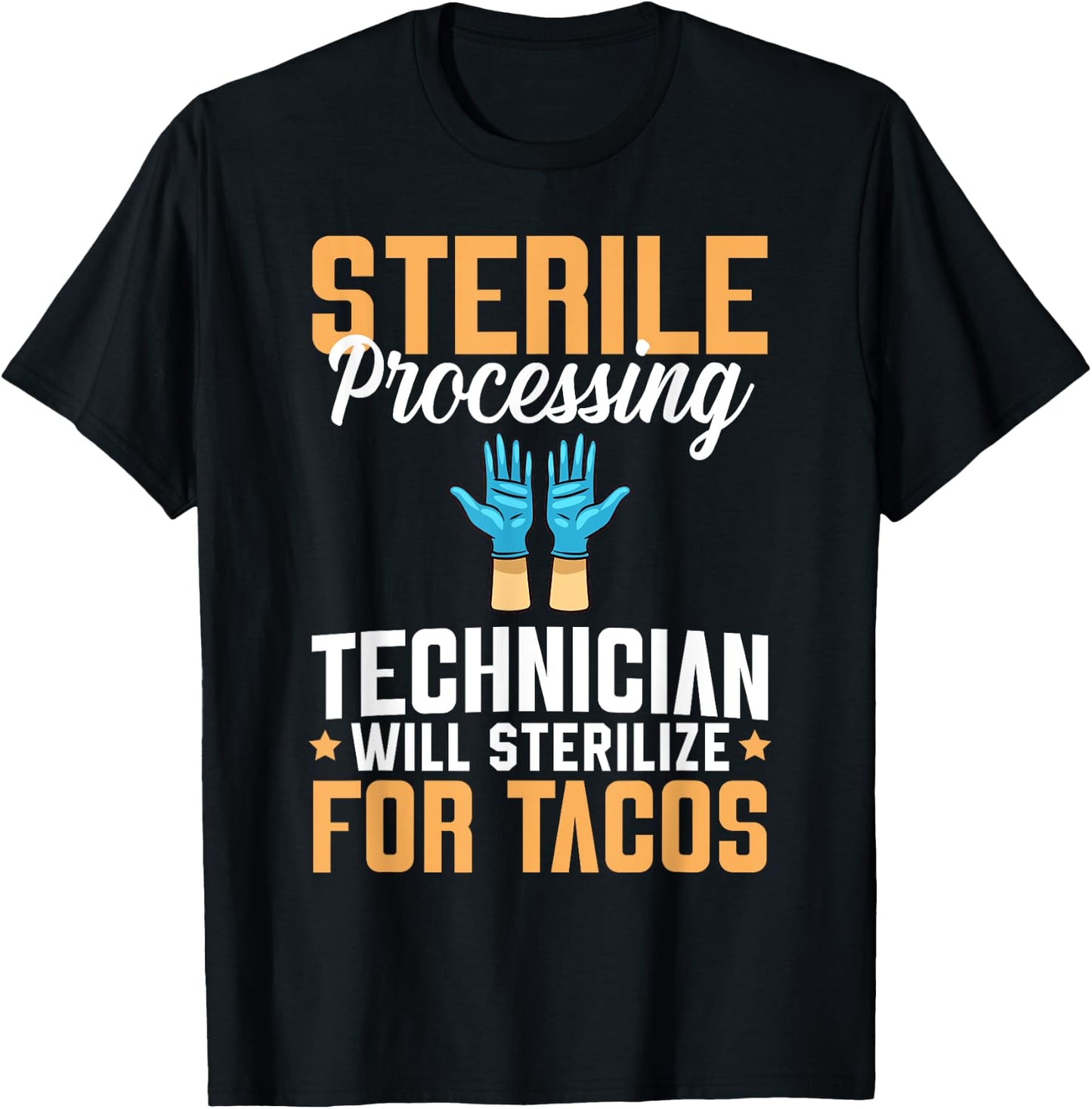 Sterile Processing Technician Instruments Tech Certification T-Shirt - T-Shirt | Black