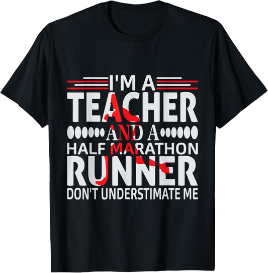 Marathoner Half Marathon First Half Marathon T-Shirt - T-Shirt | Black