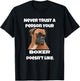 Boxer Pet Dog Owner Design Never Trust A Person Your Boxer T-Shirt - T-Shirt | Black