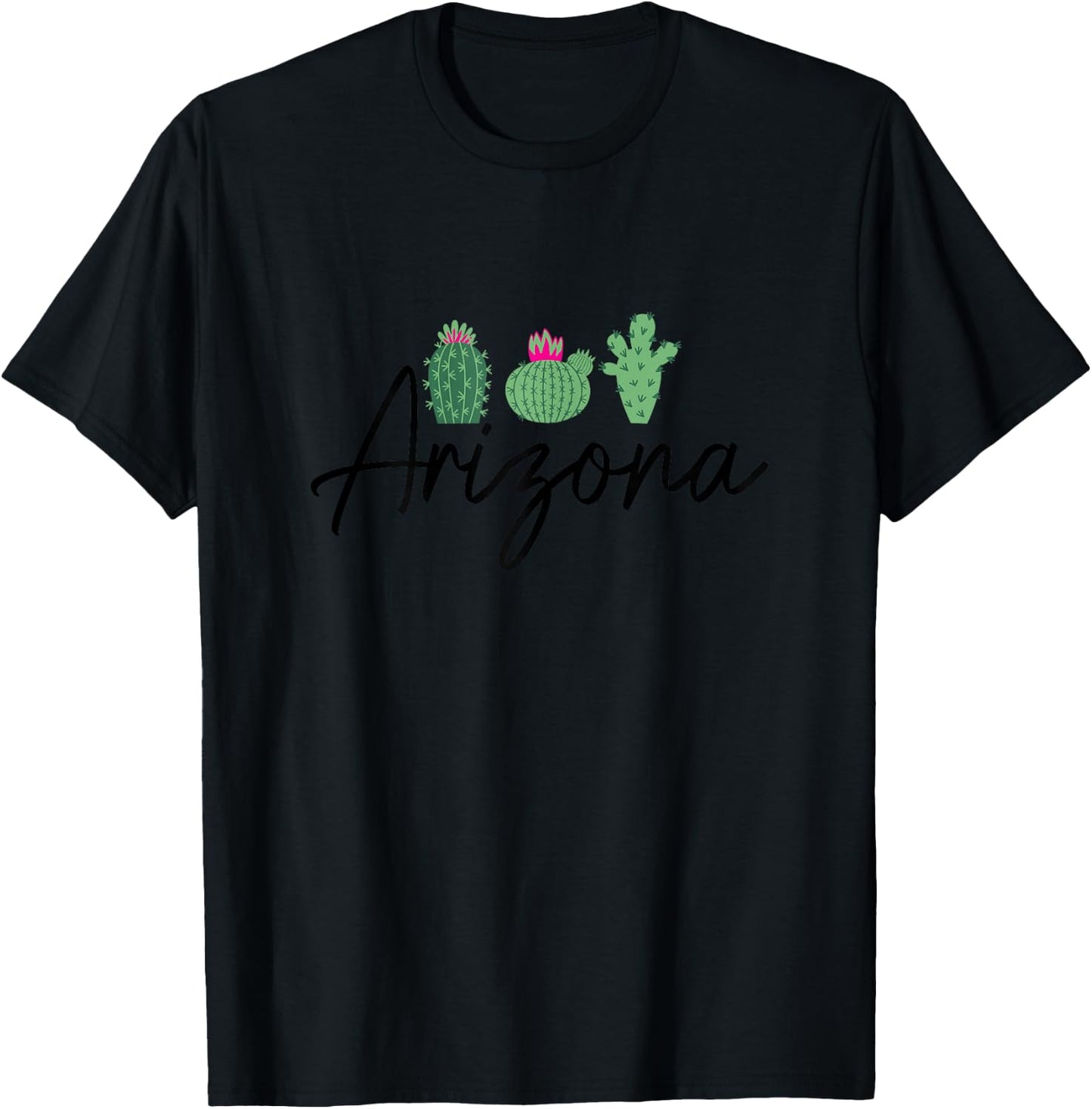 Arizona Cactus Cute AZ Pride Girls T-Shirt - T-Shirt | Black