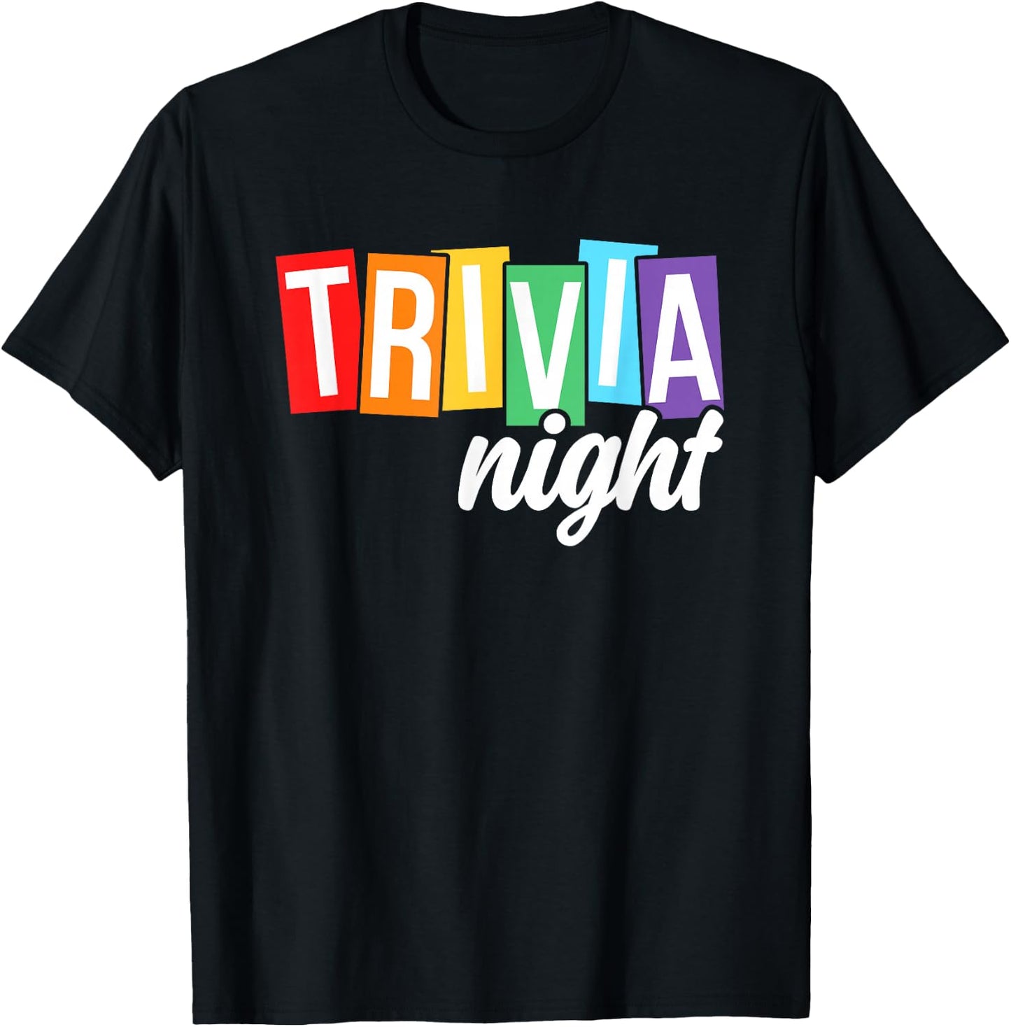 Trivia Night Host Game Night Squad Trivia Team Women Men T-Shirt - T-Shirt | Black