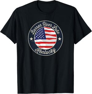 Barren River Lake - Patriotic Kentucky Souvenir T-Shirt - T-Shirt | Black