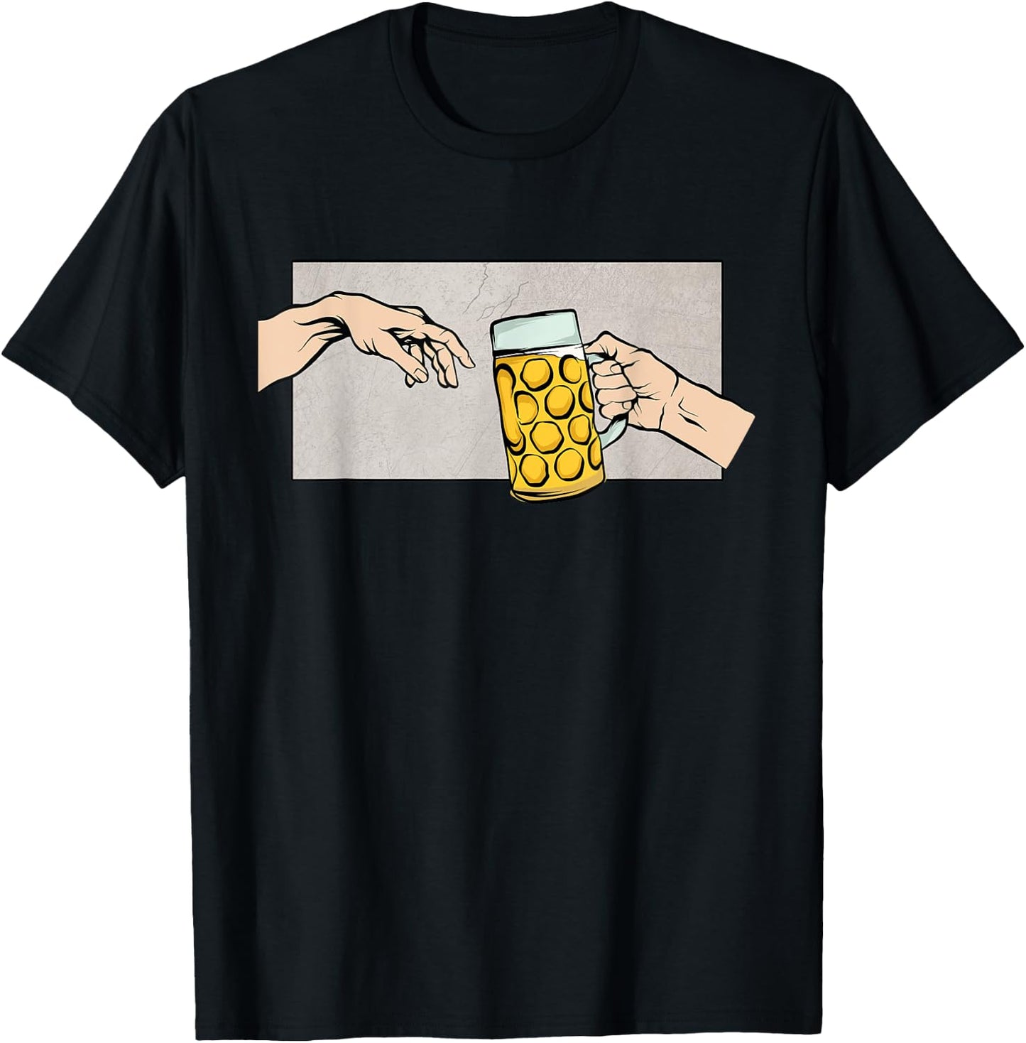 Maß beer philosophy funny beer drinker T-Shirt - T-Shirt | Black