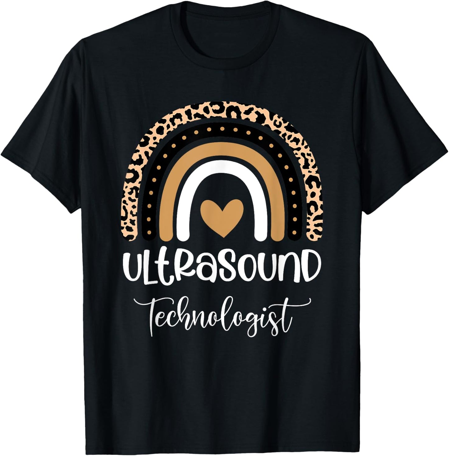 Ultrasound Technologist Sonography Ultrasound Tech T-Shirt - T-Shirt | Black
