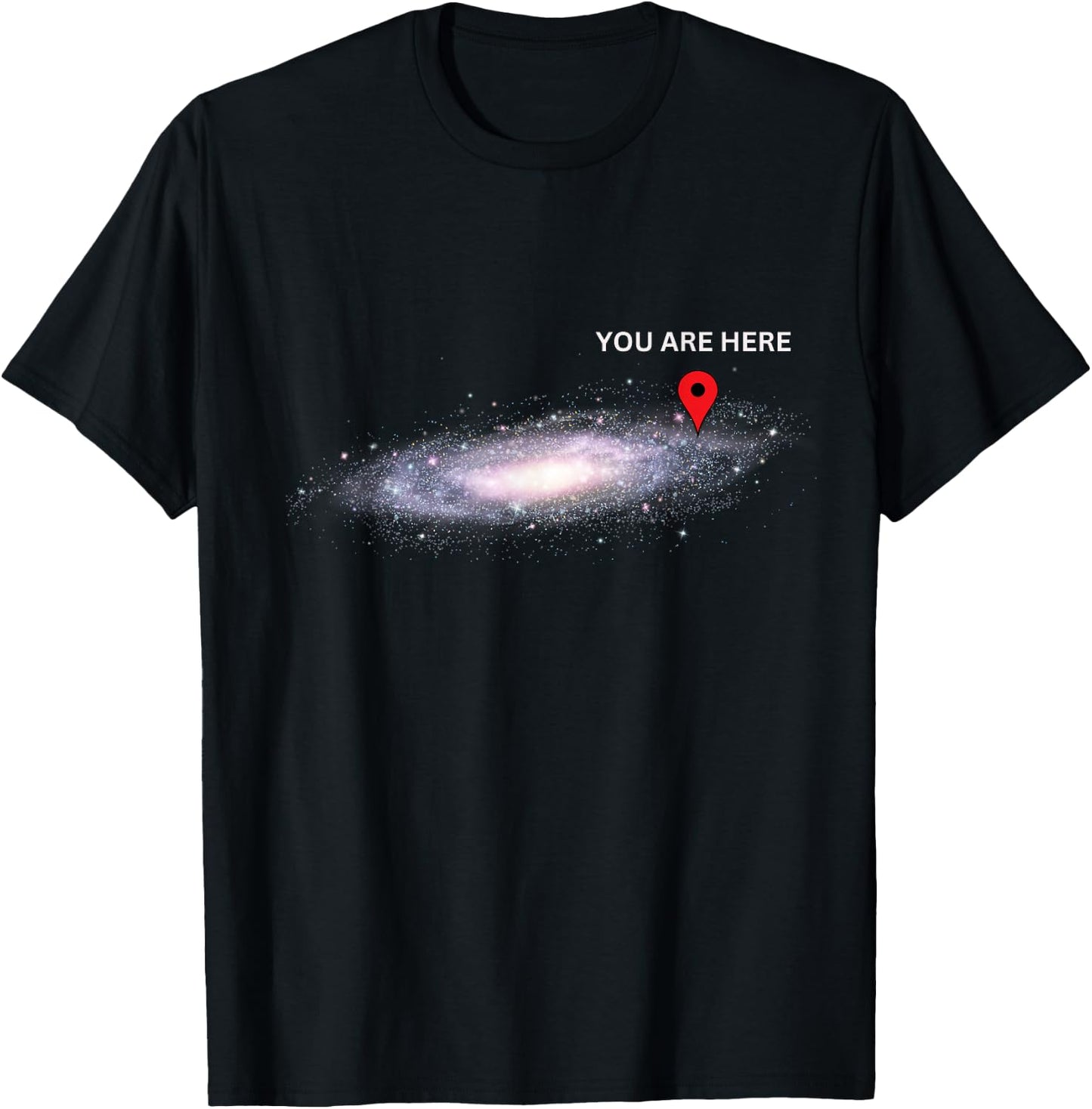 Galaxy Science Geek You are here Deep Space T-Shirt - T-Shirt | Black