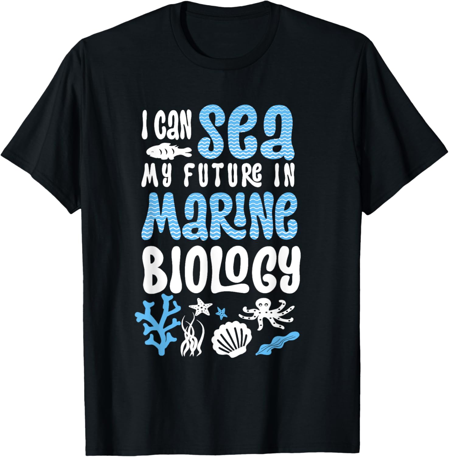 Shark Marine biologist T-Shirt - T-Shirt | Black