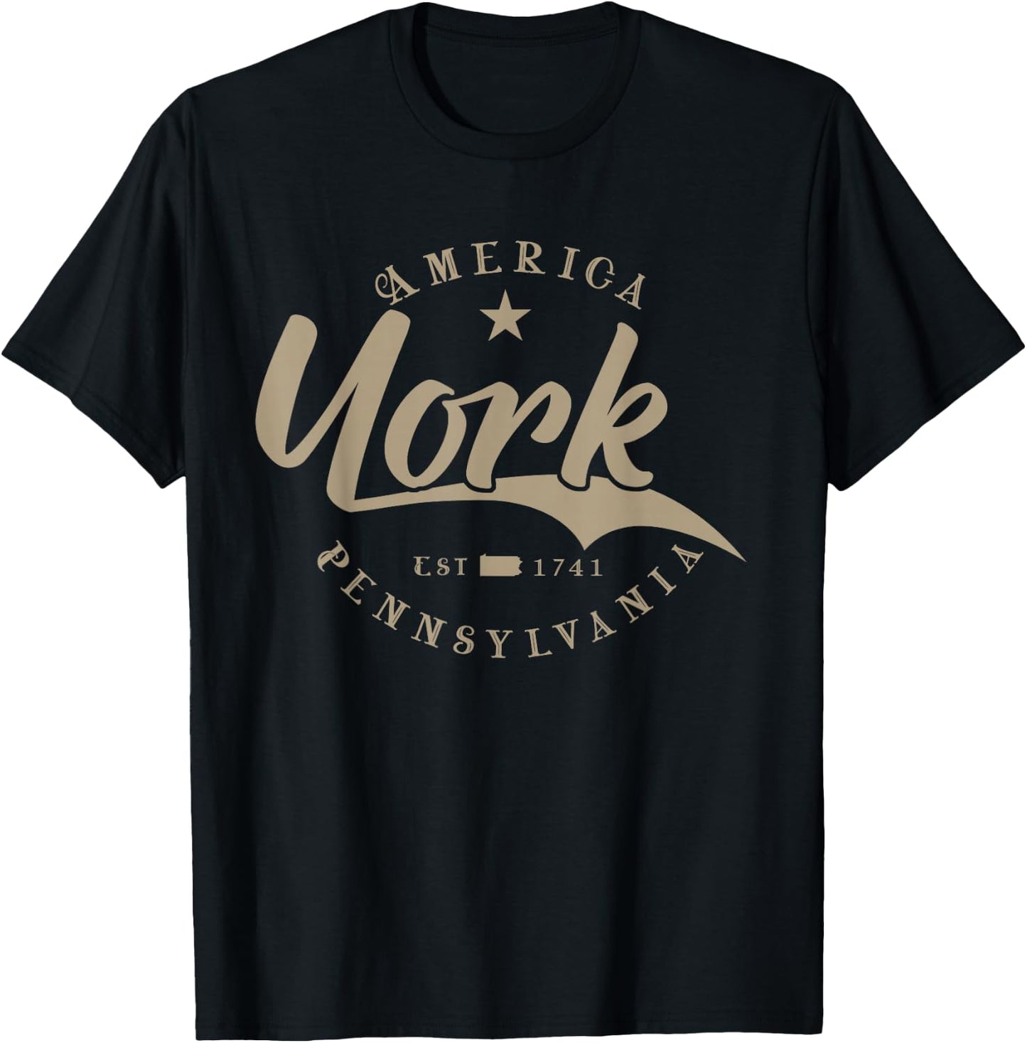 York PA | pennsylvania T-Shirt - T-Shirt | Black