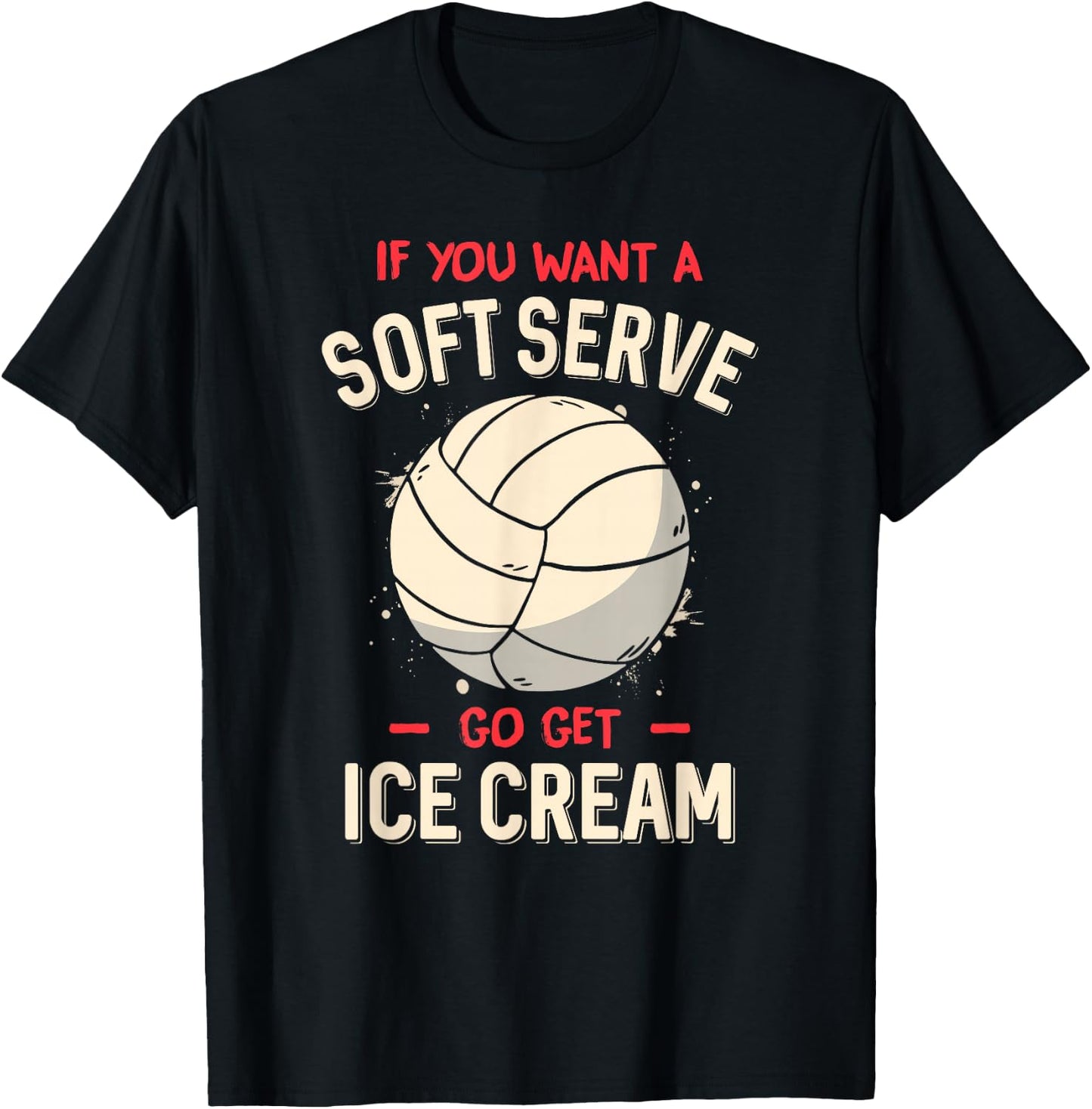 Funny Volleyball Shirt For Girls Teens Women Kids T-Shirt - T-Shirt | Black