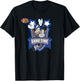 Disney Mickey Mouse #28 Game Time Football Catch Sports T-Shirt - T-Shirt | Black