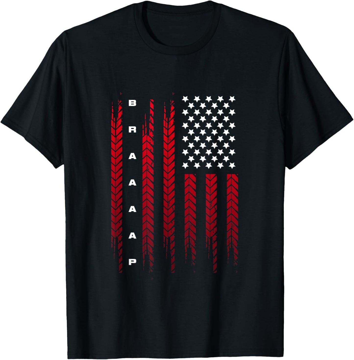 American Flag Motocross Apparel - Motocross Dirt Bike Women Kids Men T-Shirt - T-Shirt | Black