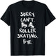 Skating Skates Roller Skater Master Roller Funny Skater T-Shirt - T-Shirt | Black