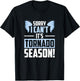 Sorry I Can't It's Tornado Season, Tornado Storm Chaser T-Shirt - T-Shirt | Black