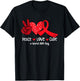 Red Ribbon Peace Love Cure World AIDS Day T-Shirt - T-Shirt | Black