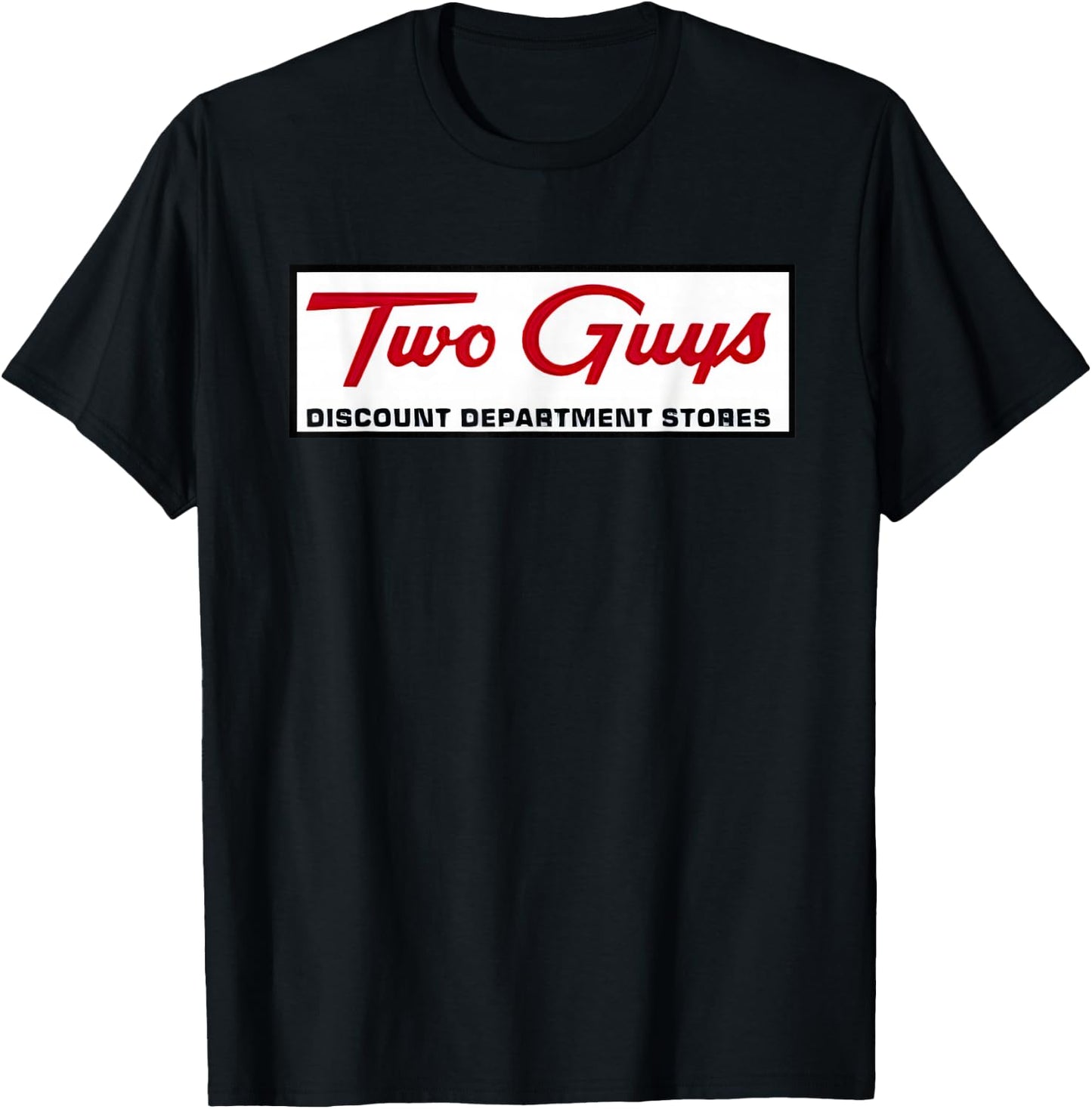 Two Guys Store Retro Vintage T-Shirt - T-Shirt | Black