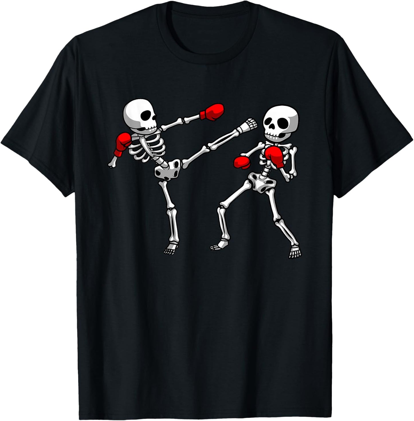 Cool Kickboxing Design Women Kickboxer Boxing T-Shirt - T-Shirt | Black
