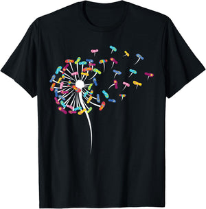 Dandelion Flip Flops Surfing Stuff for Beach T-Shirt - T-Shirt | Black