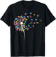 Dandelion Flip Flops Surfing Stuff for Beach T-Shirt - T-Shirt | Black
