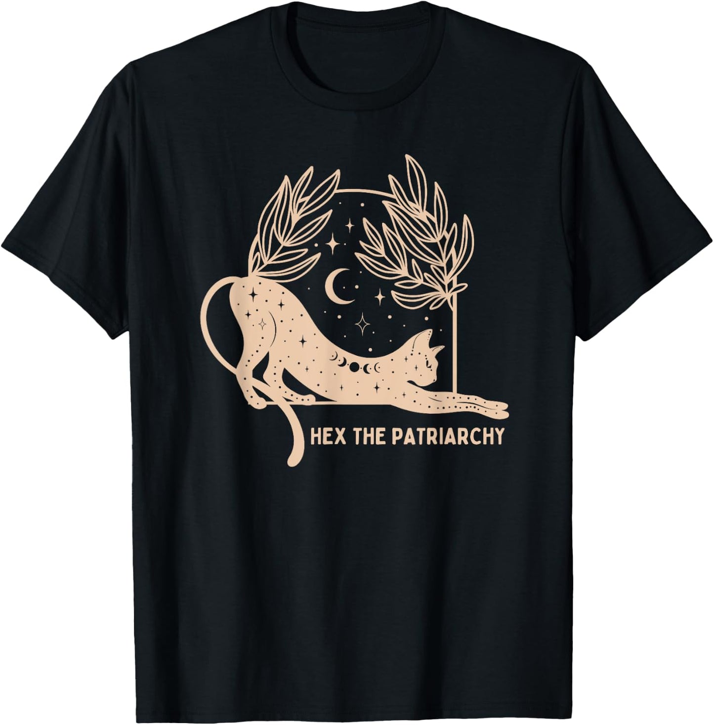Feminist Witch, Hex The Patriarchy T-Shirt - T-Shirt | Black