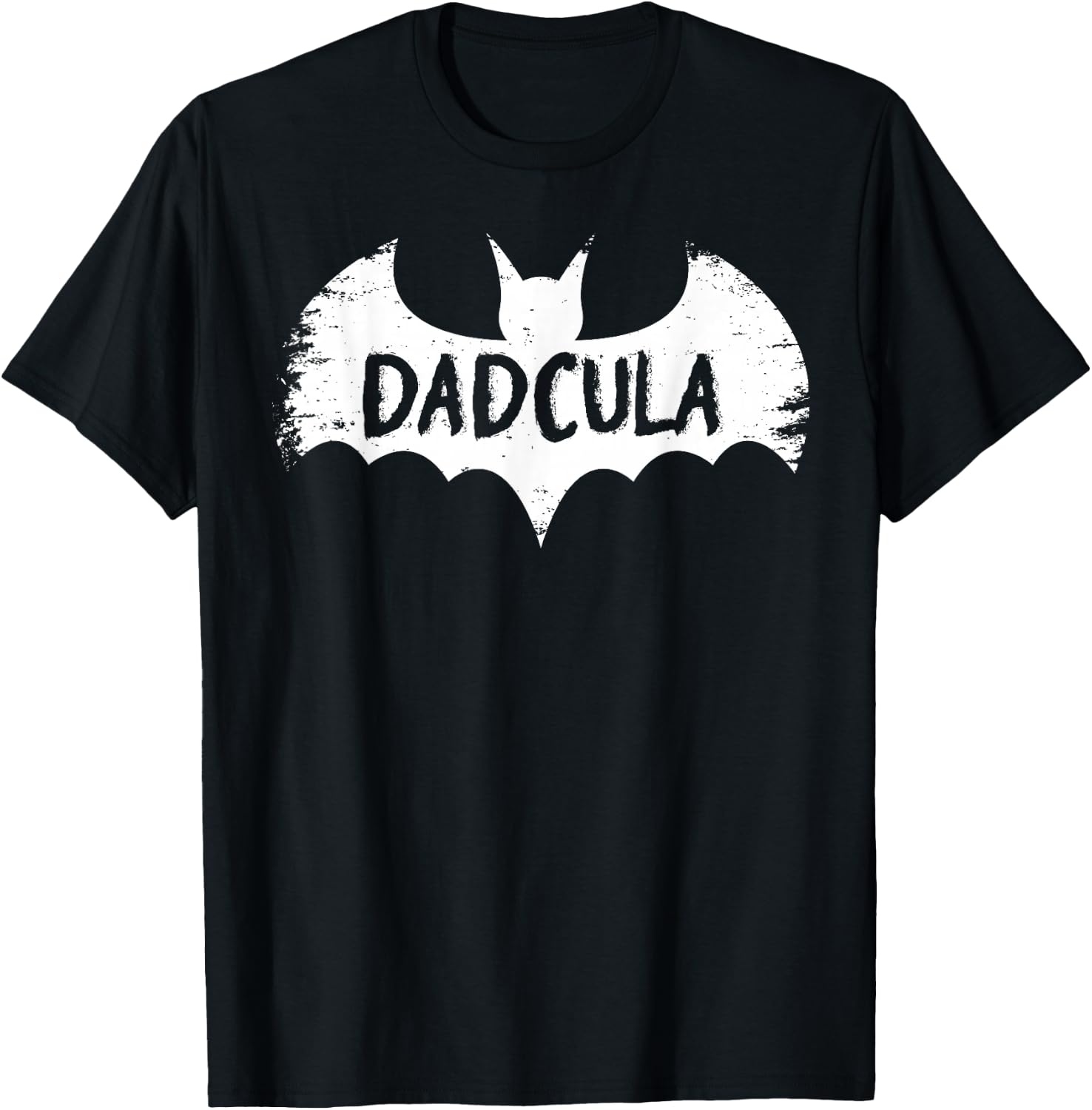 Papa Dadcula Dad Vampire Daddy Funny Halloween Father T-Shirt - T-Shirt | Black