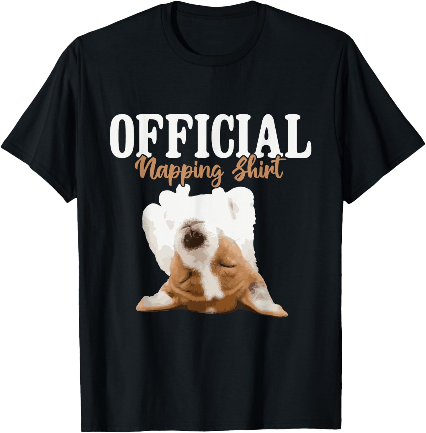 Official Napping Shirt - Jack Russell Terrier Dog Lover T-Shirt - T-Shirt | Black