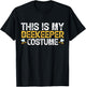This Is My Beekeeper Costume Funny Halloween T-Shirt - T-Shirt | Black