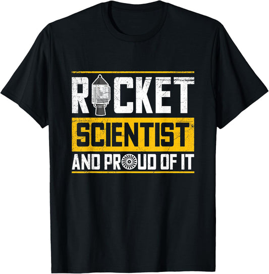 Rocket science Quote for a Rocket scientist T-Shirt - T-Shirt | Black