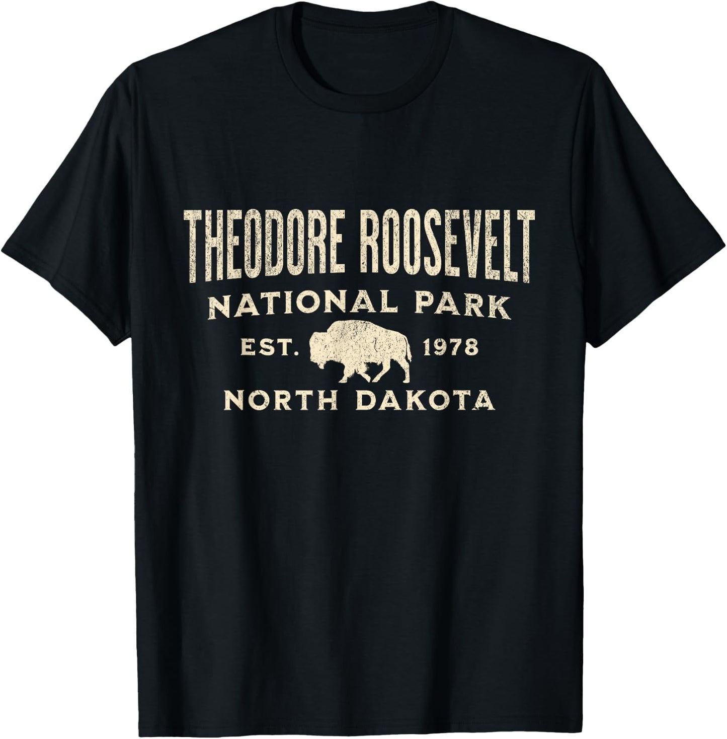 Theodore Roosevelt National Park T-Shirt - T-Shirt | Black