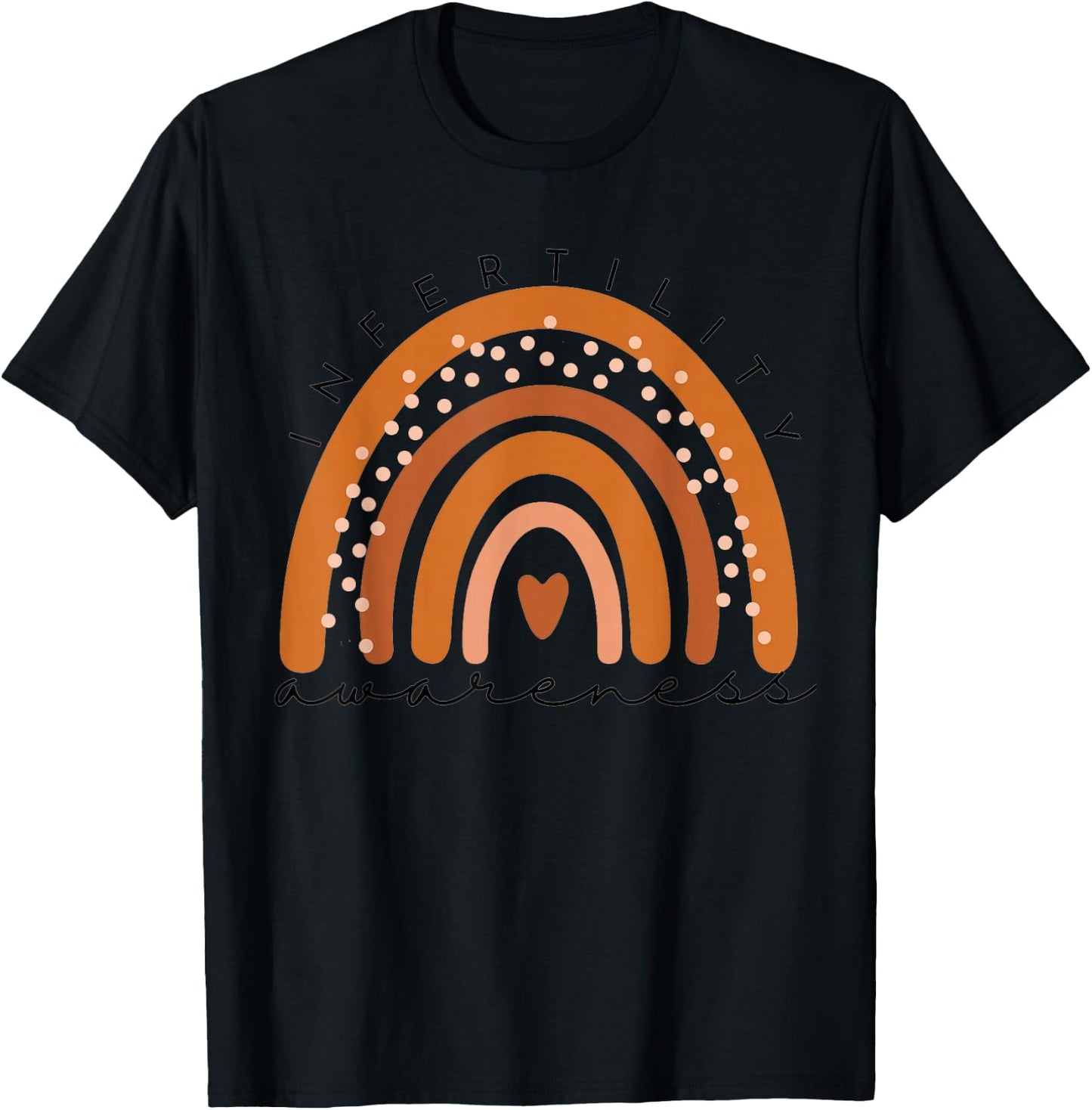 Infertility Awareness Week In April We Wear Orange IVF - Infertility Awareness Week - Women's - Blue with White elements - Short Sleeve - Small - Cotton 60%, Polyester 40% T-Shirt - T-Shirt | Black