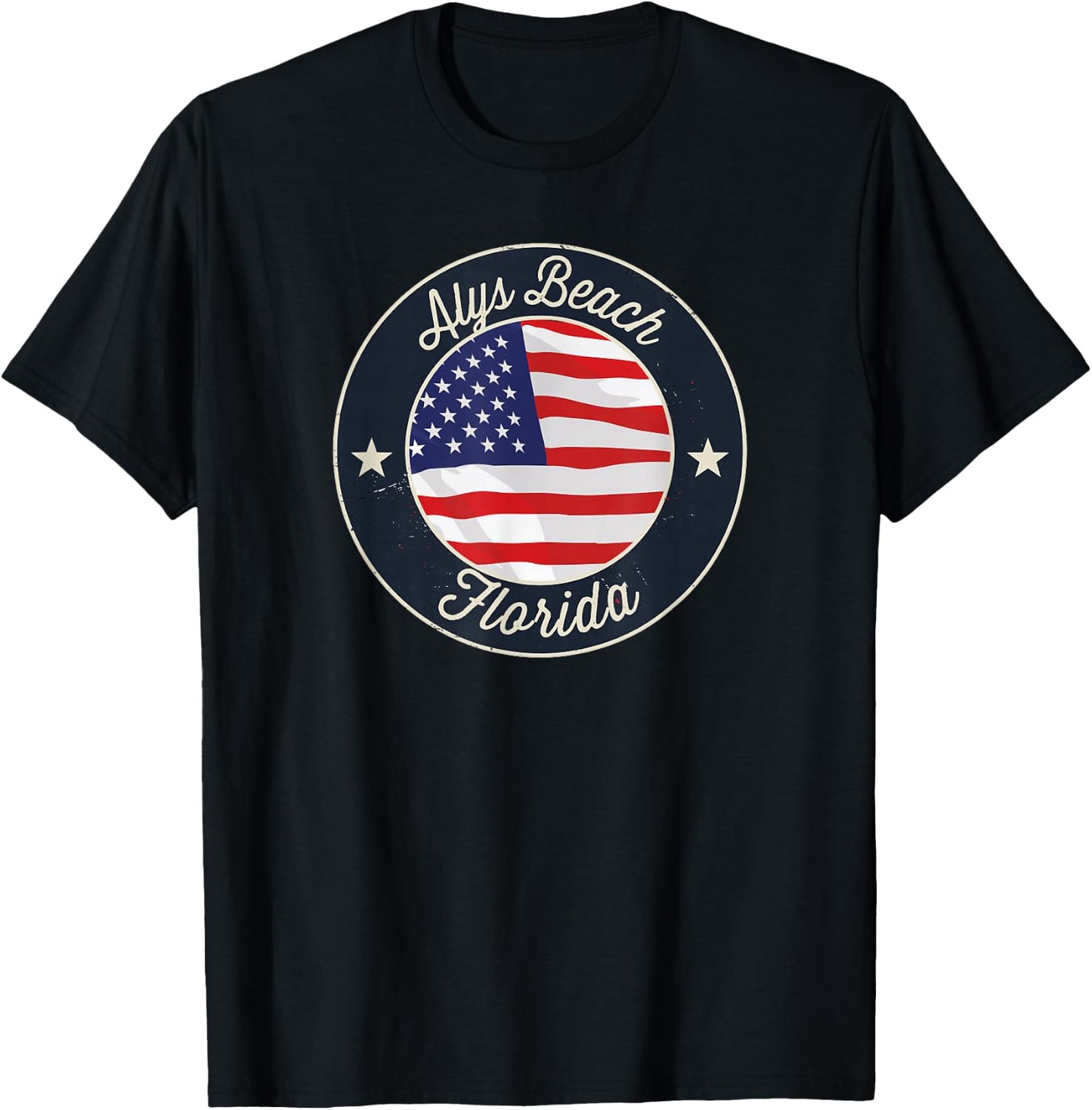 Alys Beach - Patriotic Florida Souvenir T-Shirt - T-Shirt | Black