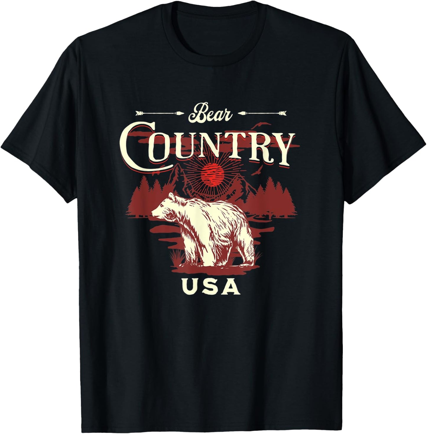 Alaska Bear Country USA Alaska T-Shirt - T-Shirt | Black
