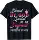 Blessed By God Spoiled By My Boyfriend Protected By Both T-Shirt - T-Shirt | Black