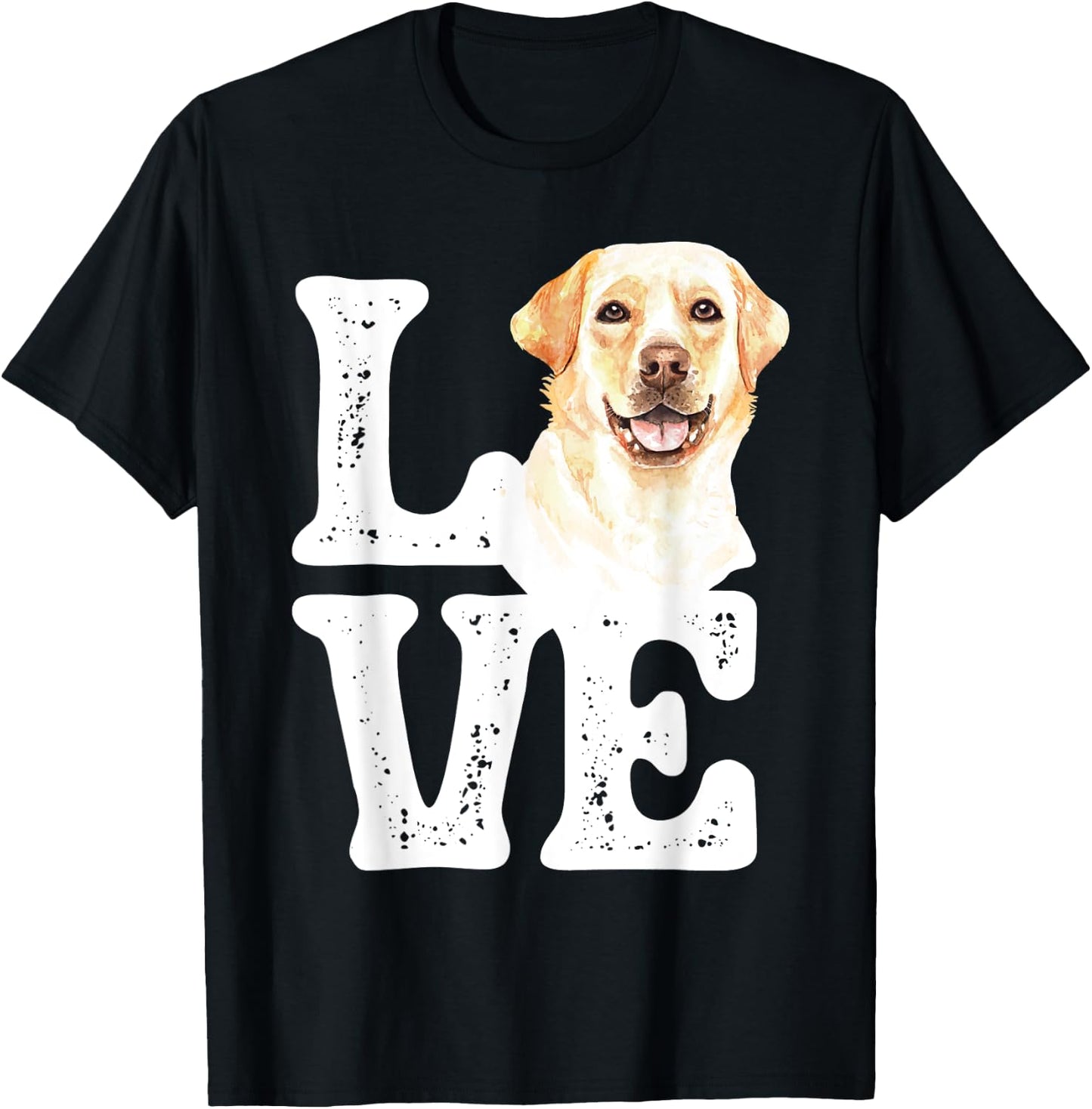 Love Labrador Dog Owner Pet Trainer Breeder Pup Lover Men Women Kids T-Shirt - T-Shirt | Black