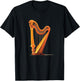 Beautiful Harp Instrument Costume T-Shirt - T-Shirt | Black