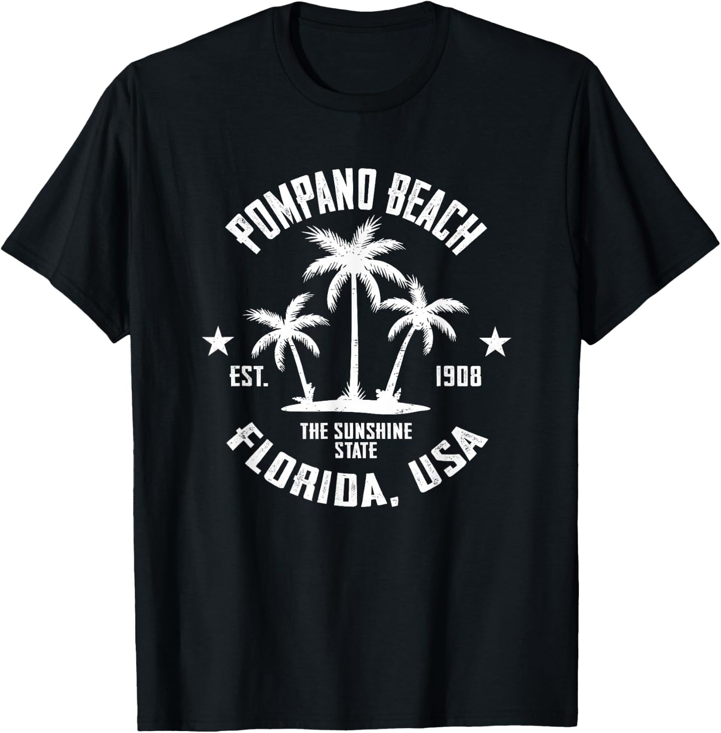Pompano Beach T-Shirt - T-Shirt | Black