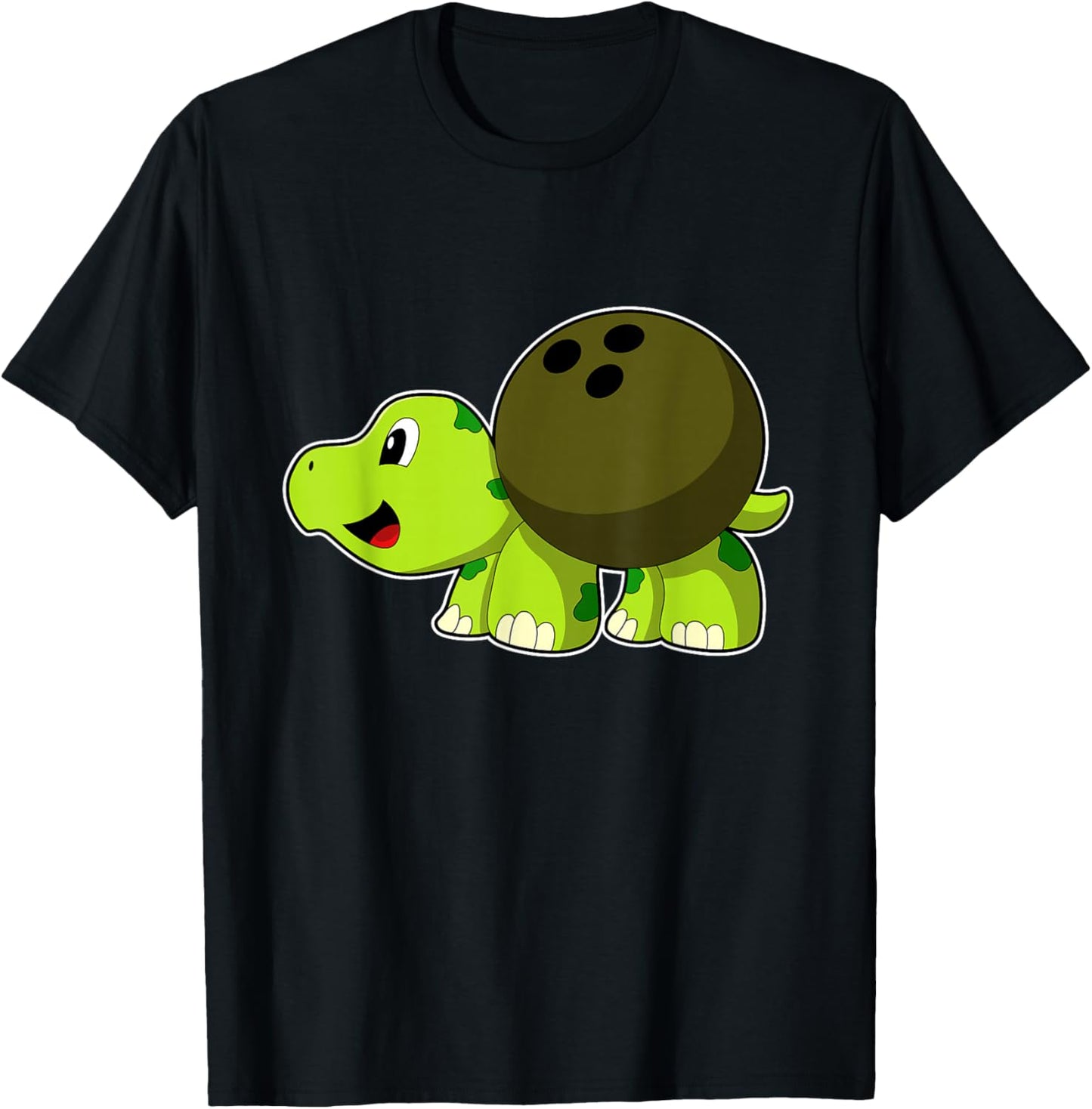 Turtle Bowling Bowling ball Sports T-Shirt - T-Shirt | Black